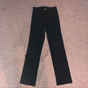 Black slip on dress pants